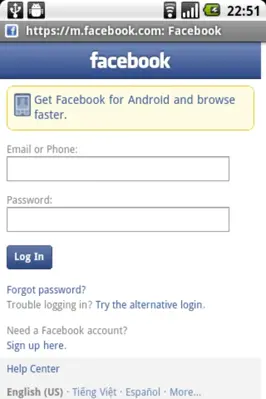 Facebook Unblocked android App screenshot 1